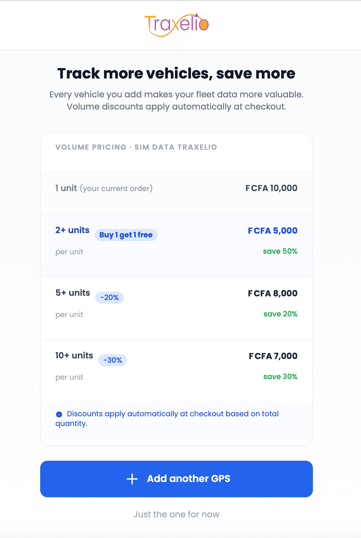 Traxelio fleet dashboard