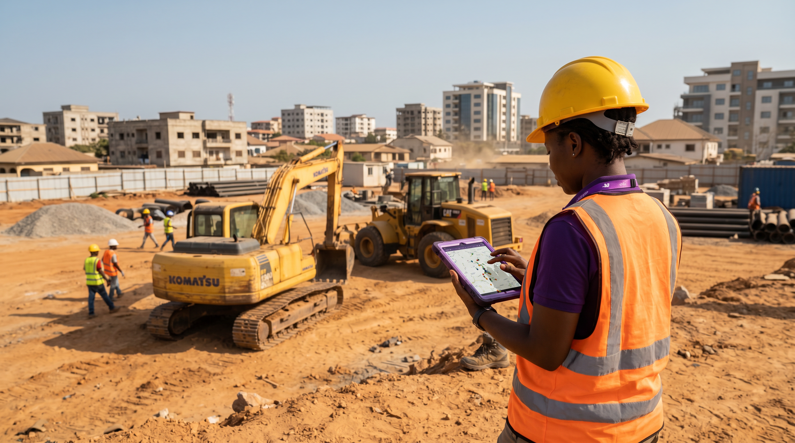 GPS tracking for Construction & Heavy Equipment fleets