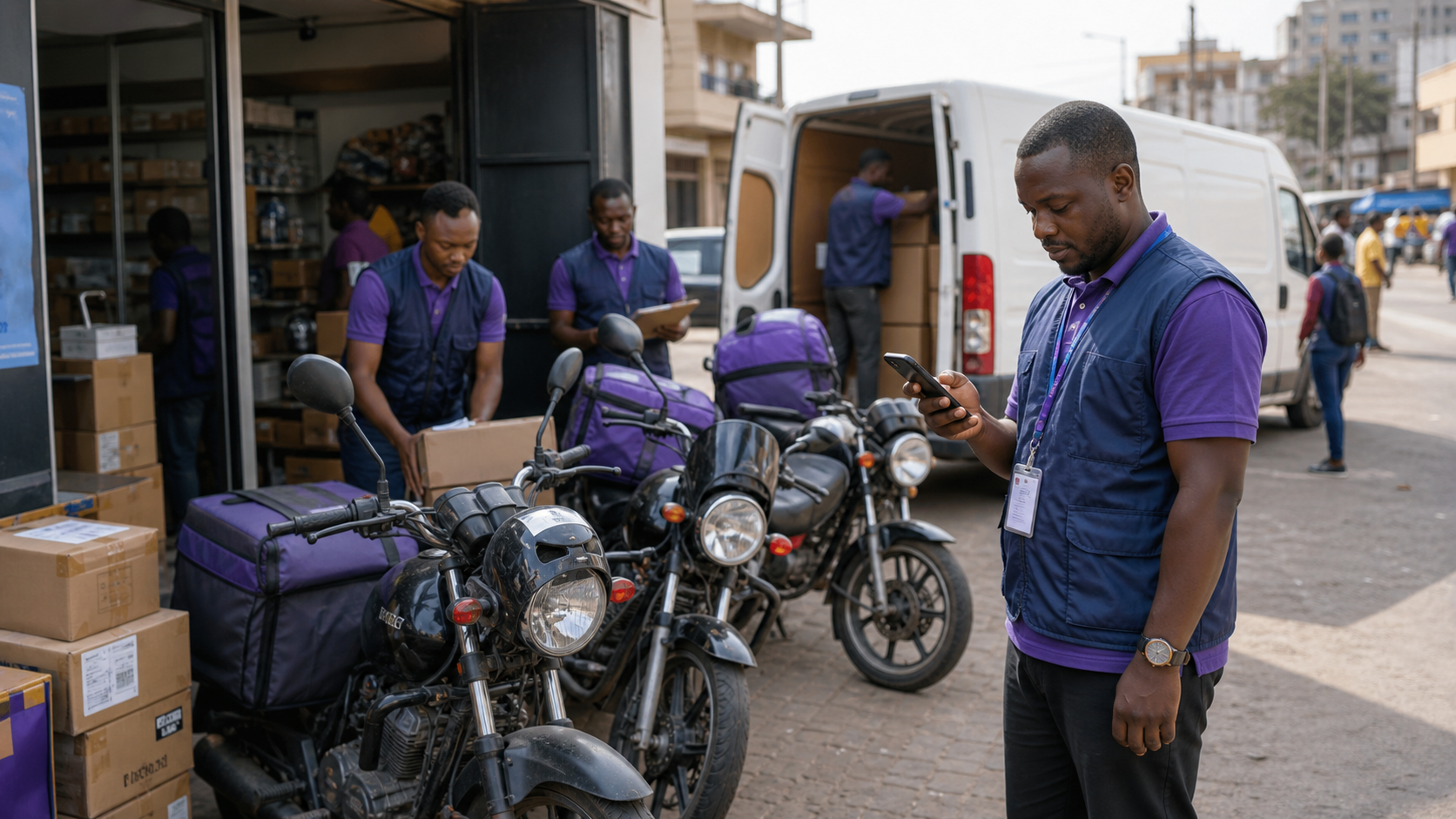 GPS tracking for Delivery fleets